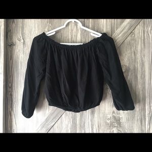 Long sleeve crop top